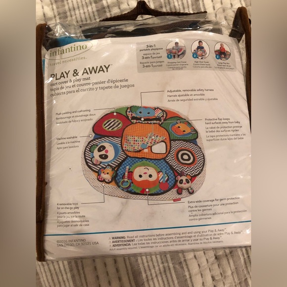 NEW Infantino Play & Away Cart Cover And Play Mat - Picture 3 of 3